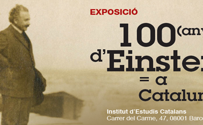 Visites guiades gratuïtes a exposició «Cent anys d’Einstein a Catalunya»